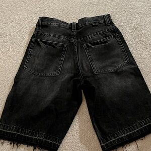 Zara Black Denim Men's Shorts